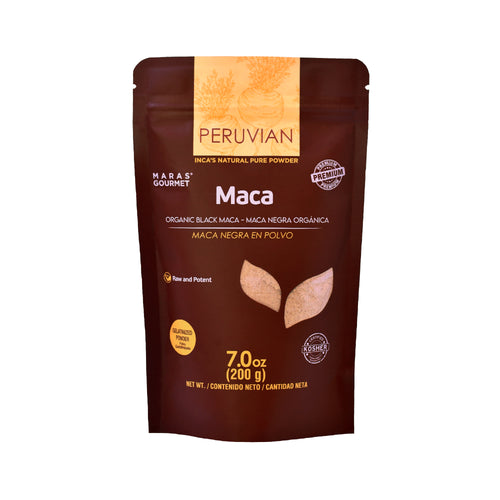 Maca Negra Orgánica Gelatinizada - Doypack - 200g