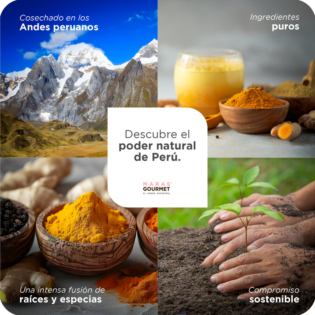 Cúrcuma con Jengibre y Pimienta Negra-Bolsa x 227 g