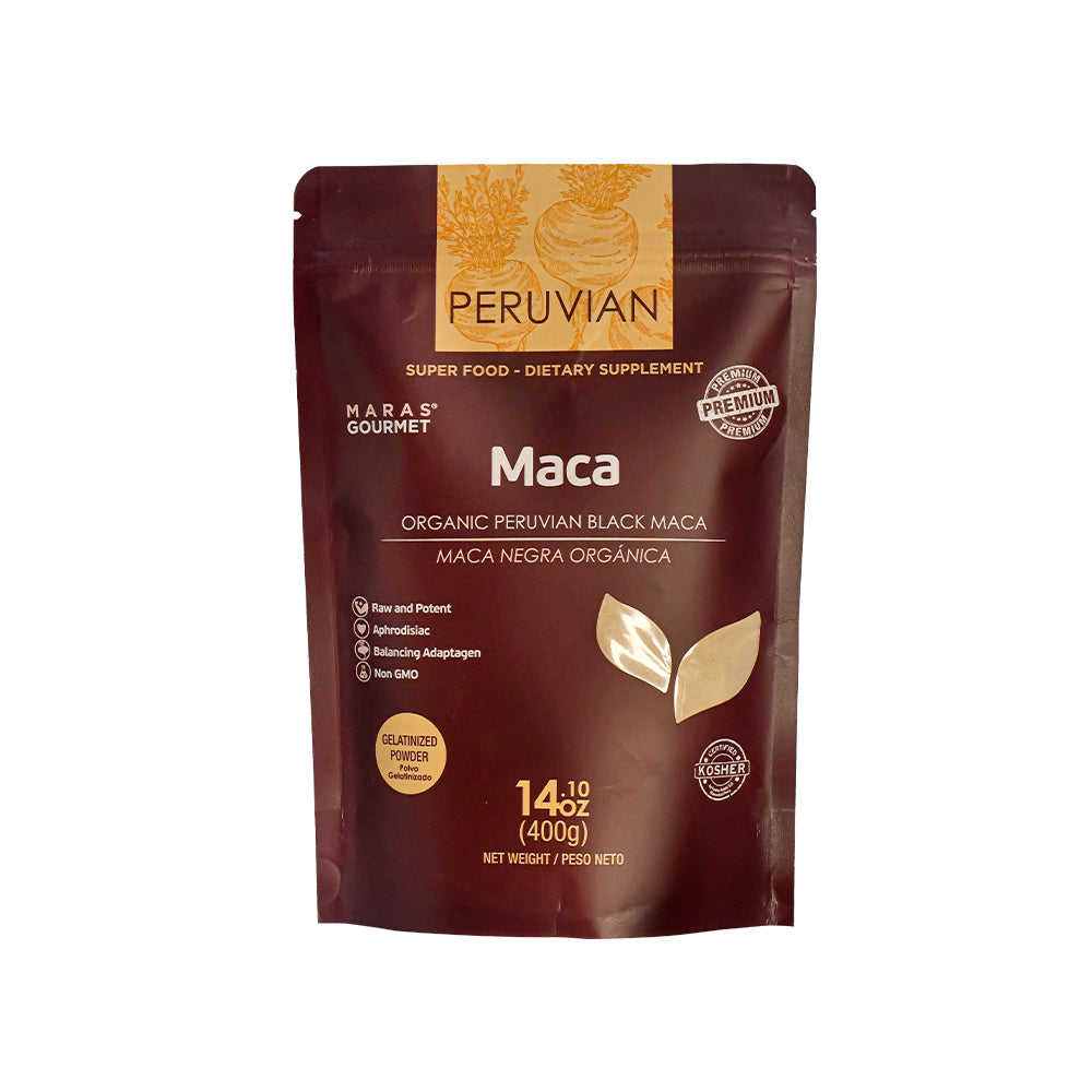 Maca Negra Orgánica Gelatinizada - Doypack - 400g
