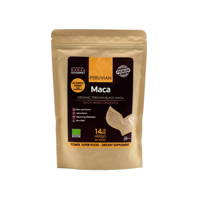 Organic Gelatinized Black Maca - Bag 14.1 oz